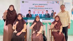 MTsN 4 Jeneponto Borong Juara pada Ajang Olimpiade Bahasa Arab Nasional (OBA) Ke-9 Tahun 2026 Tingkat Kabupaten