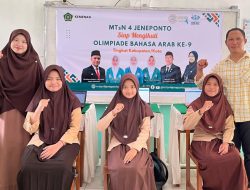 MTsN 4 Jeneponto Borong Juara pada Ajang Olimpiade Bahasa Arab Nasional (OBA) Ke-9 Tahun 2026 Tingkat Kabupaten